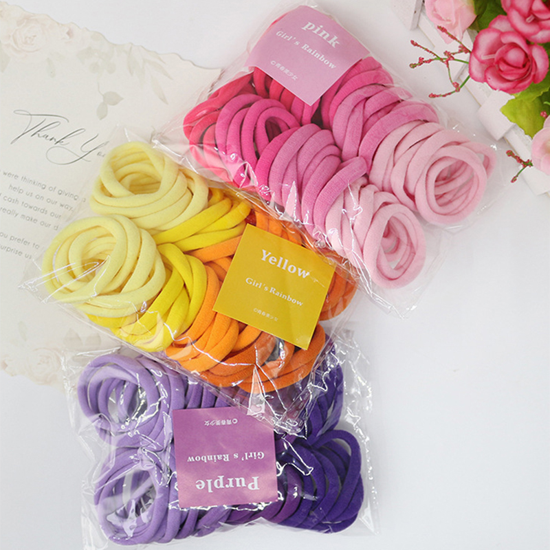 50PCS/Set Women Girls Basic Ha - Silicone Band Women ulasan dan harga