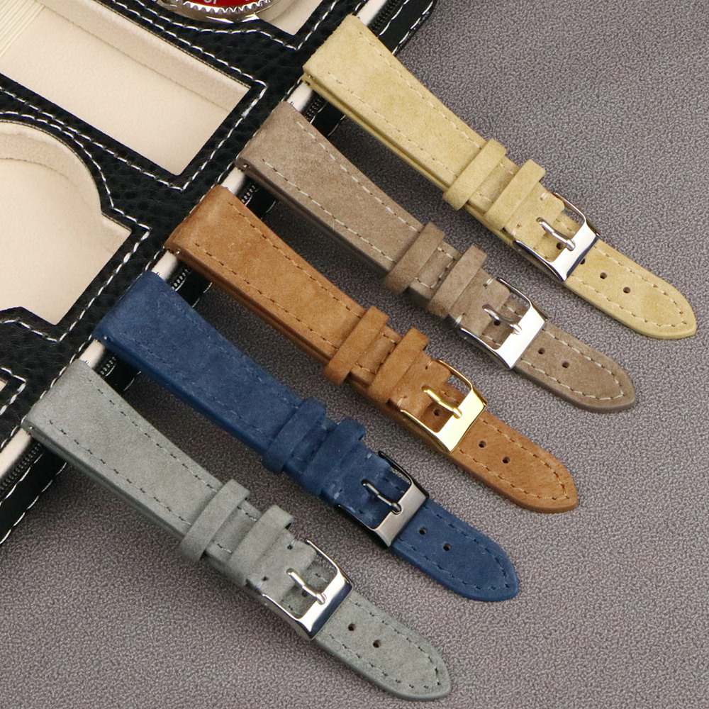 Premium Leather Suede Watch St - Suede Strap Watch ulasan dan harga