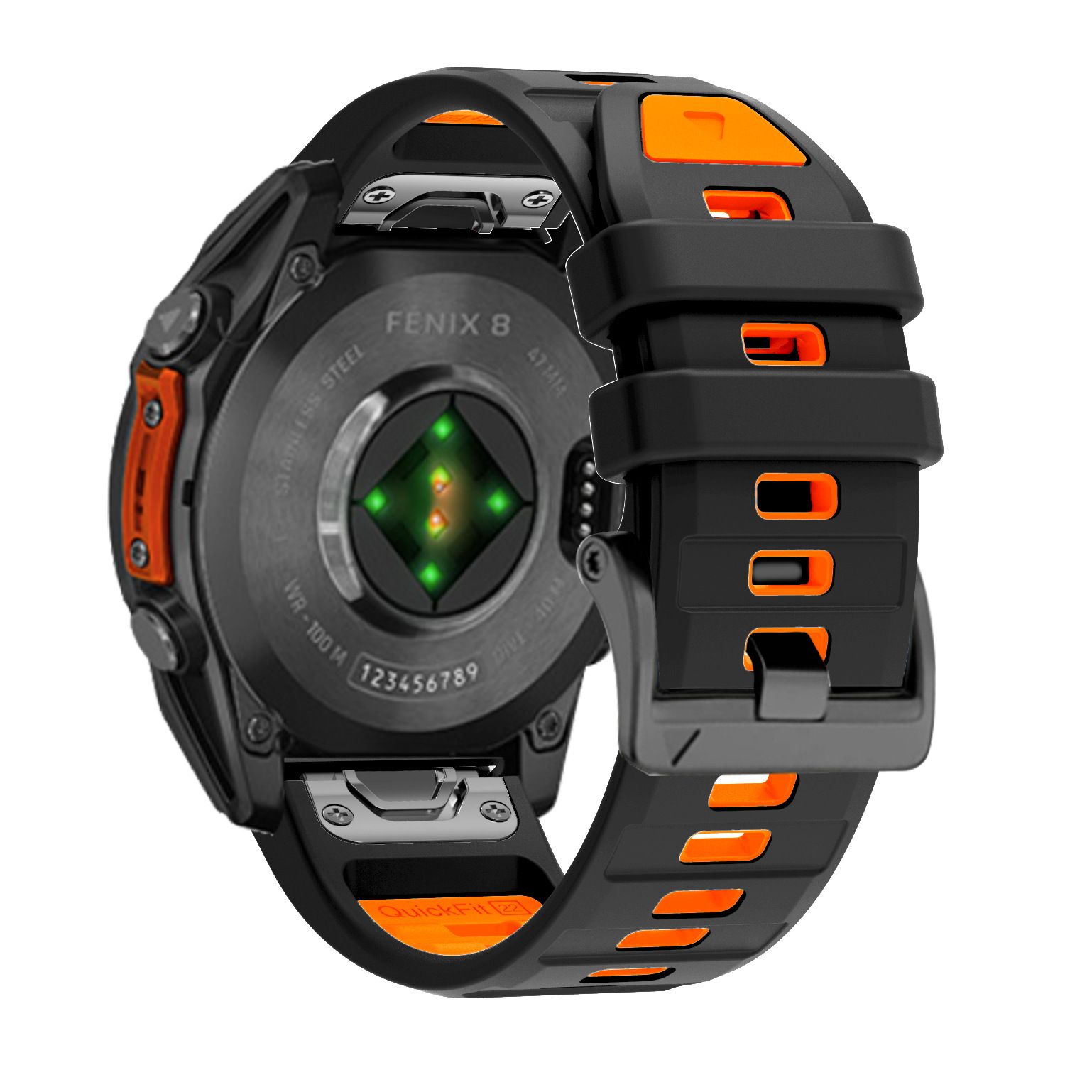 QuickFit 26mm 22mm Silicone Wa - Silicone Watch Band 22Mm ulasan dan harga