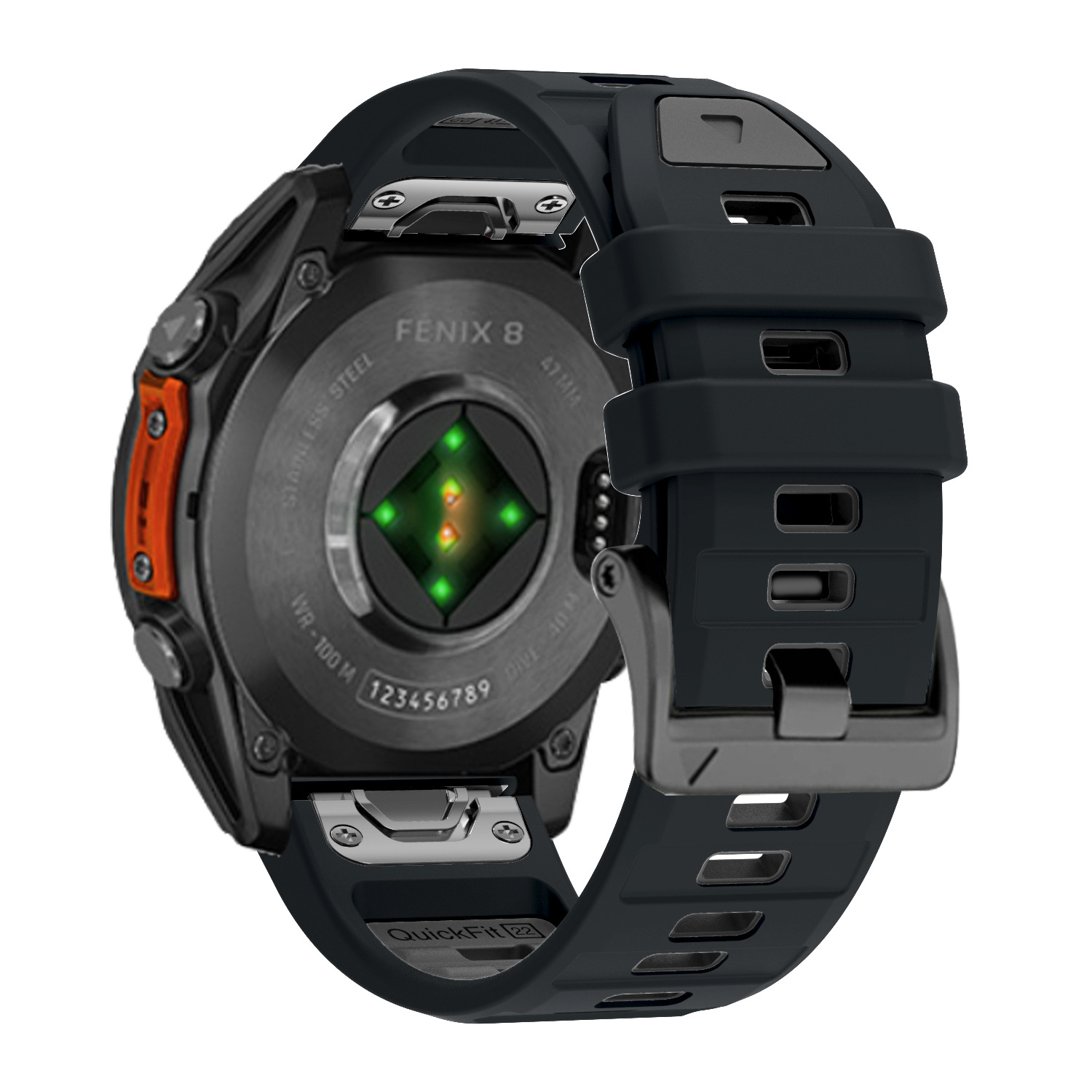QuickFit 26mm 22mm Silicone Wa - Silicone Watch Band 22Mm ulasan dan harga
