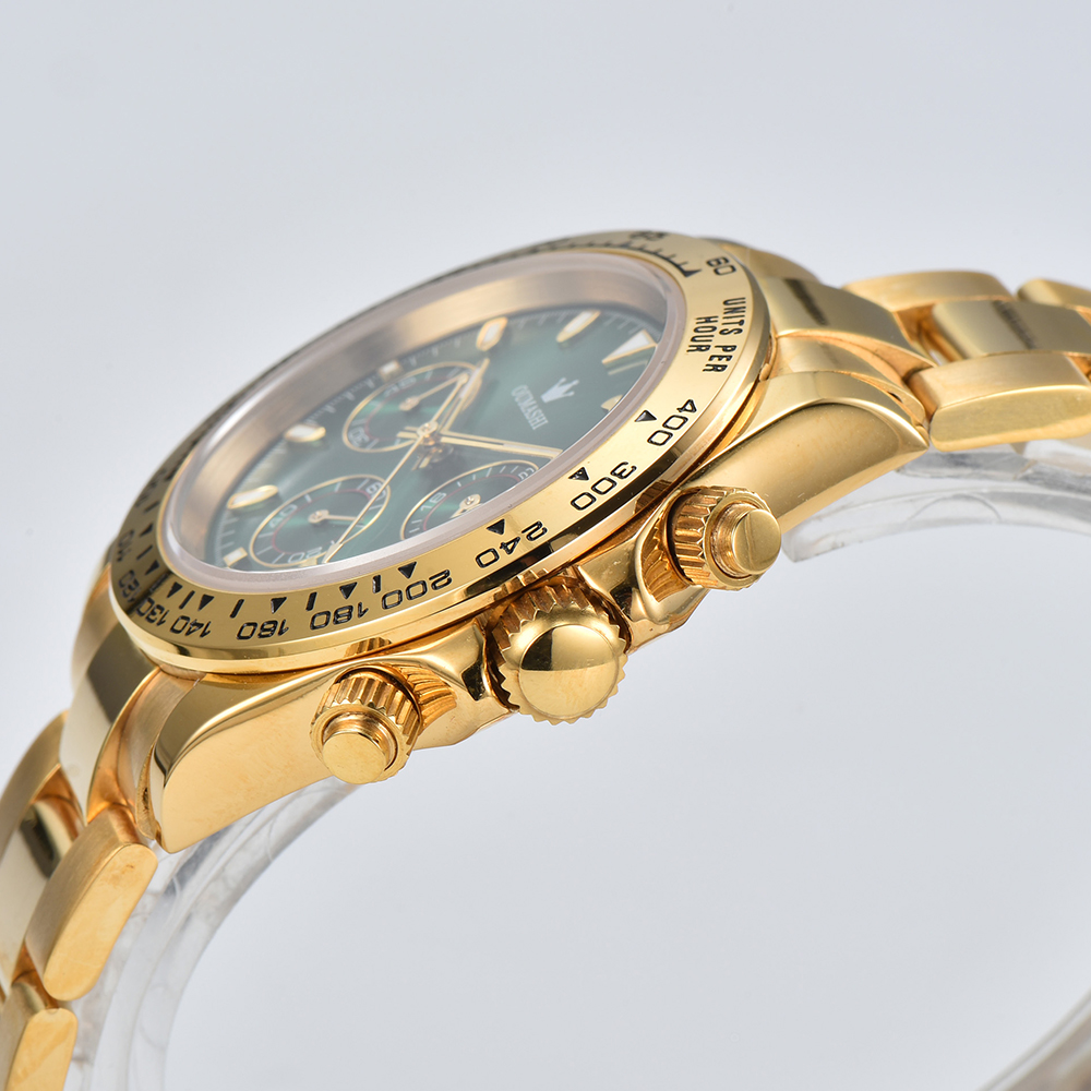 Customized 39mm VK63 Watch Men - Stainless Bracelet Diver ulasan dan harga