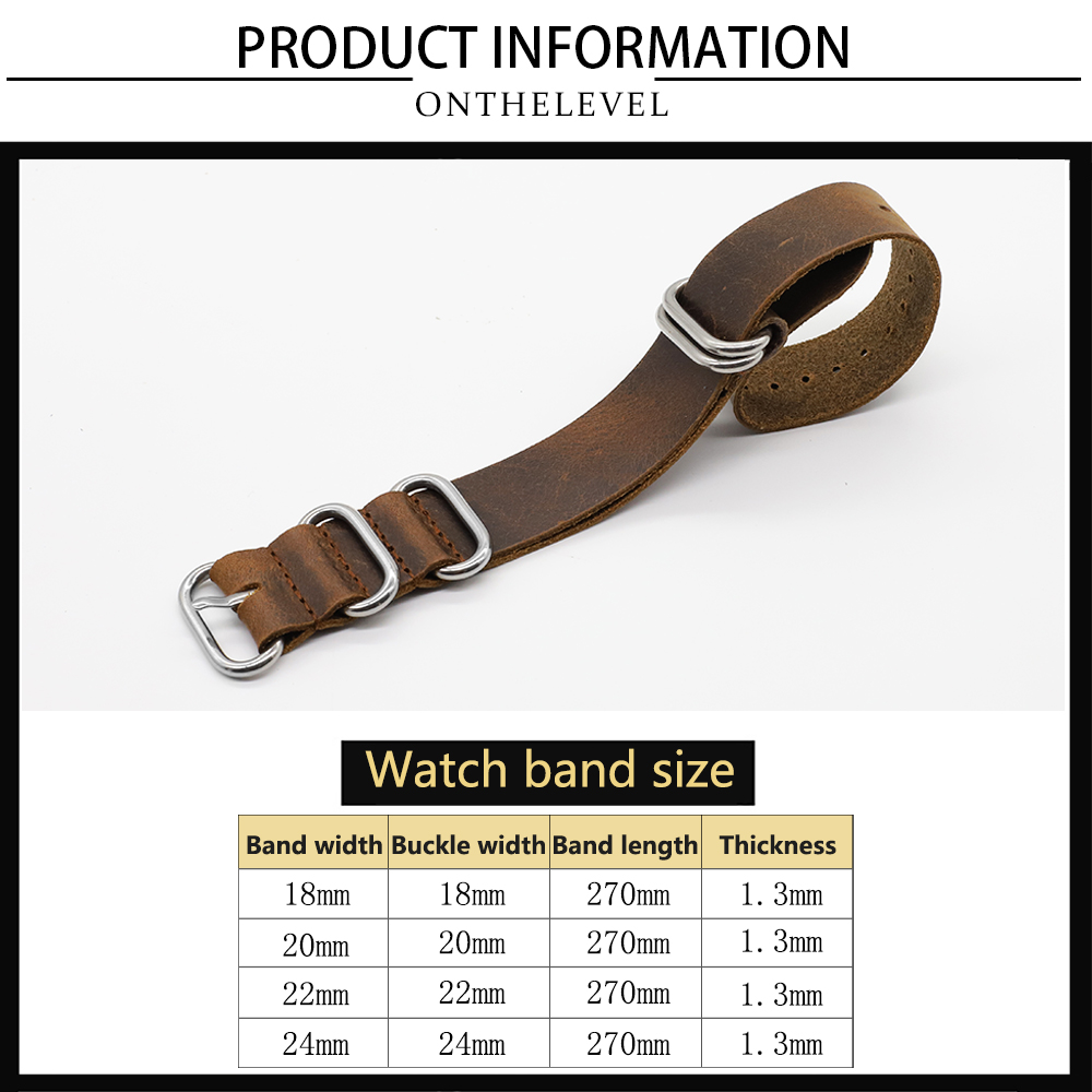 Genuine Leather Watch Band 18m - Suede Strap Watch ulasan dan harga