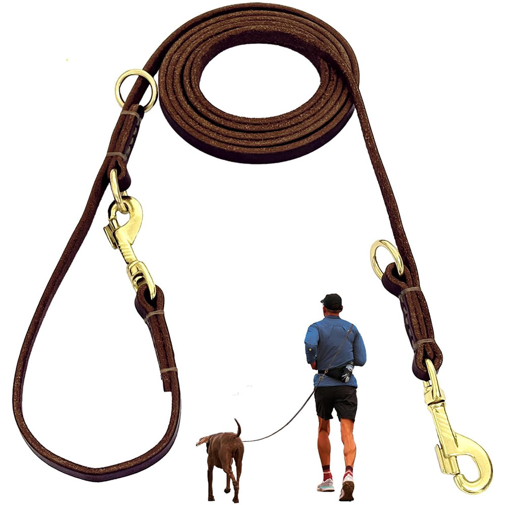 Multi Function Leather Dog Lea - Leather Strap Quick Release ulasan dan harga