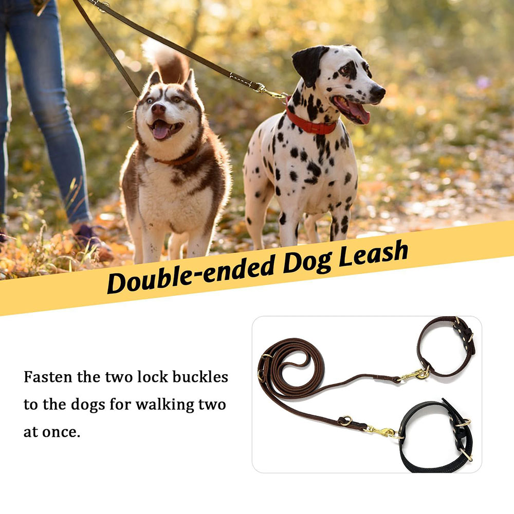 Multi Function Leather Dog Lea - Leather Strap Quick Release ulasan dan harga