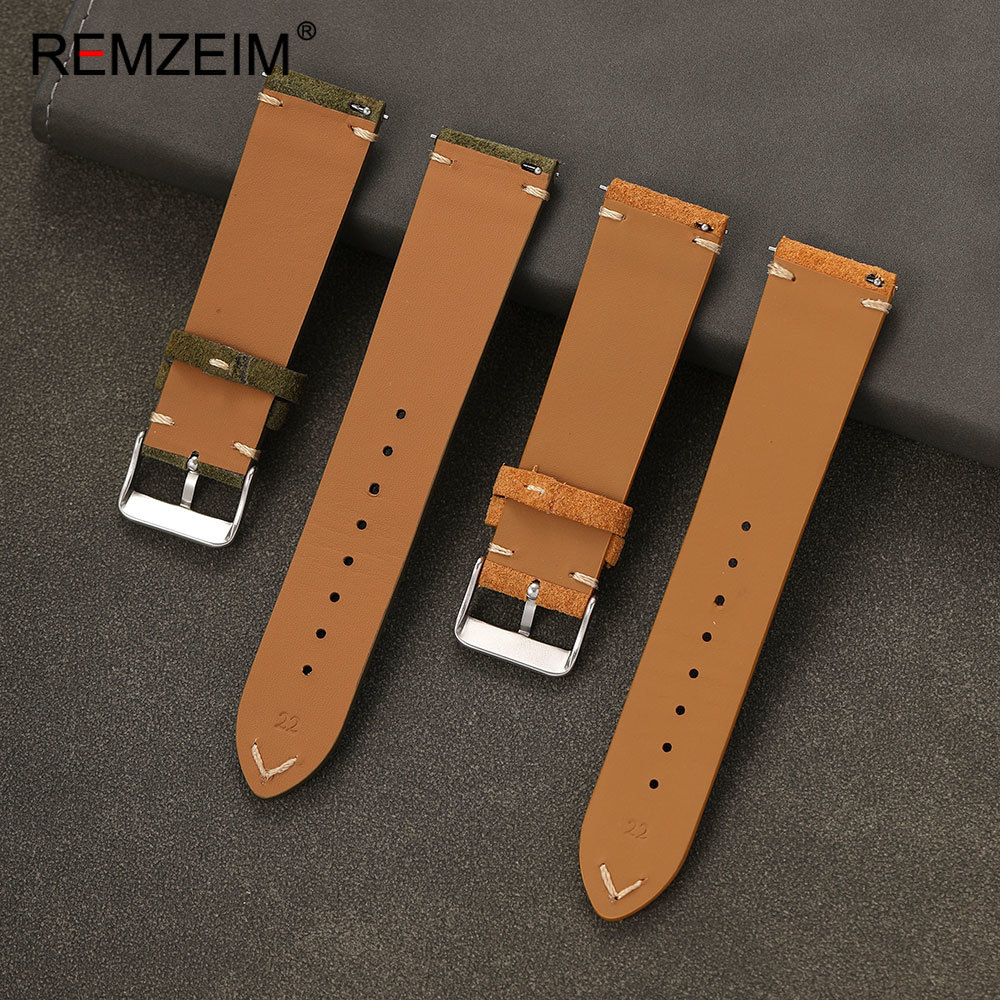 Unisex Suede Leather Watch Bel - Suede Strap Watch ulasan dan harga