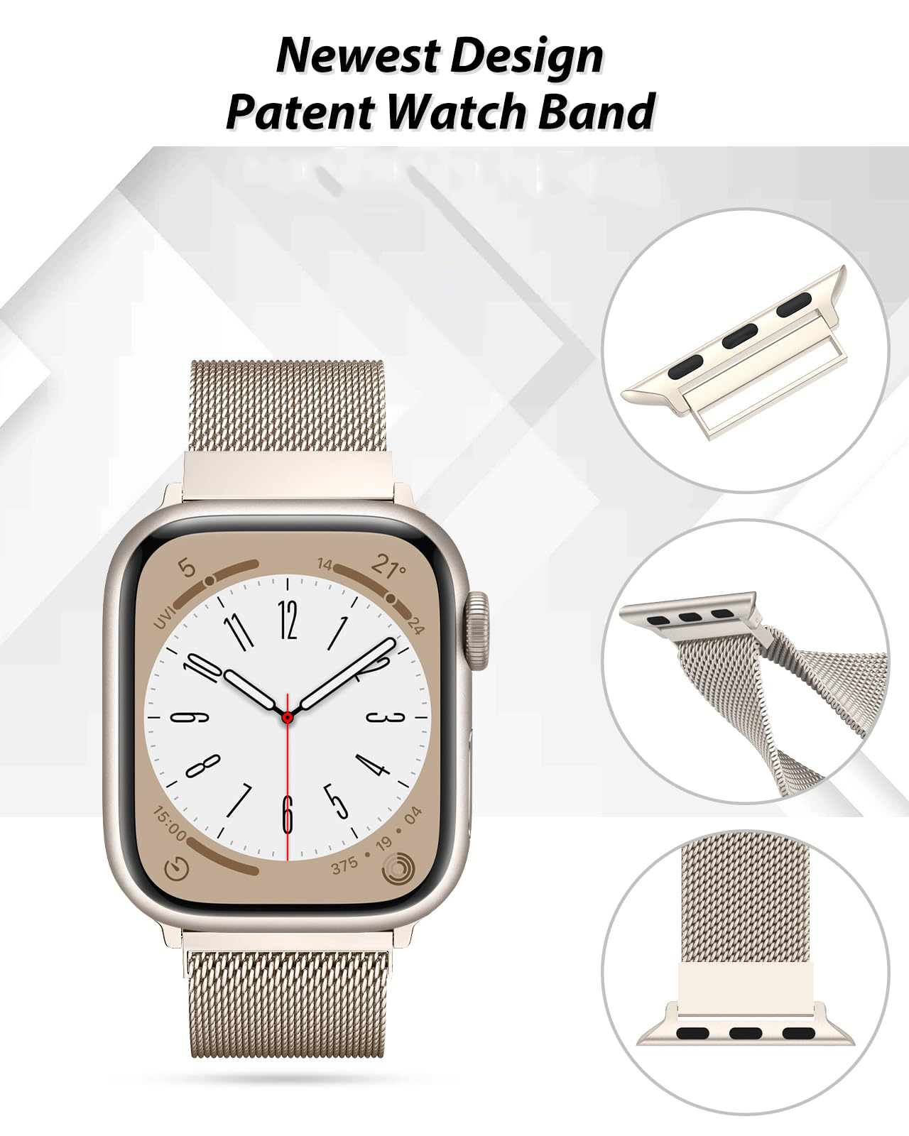 Milanese Strap For apple Watch - Milanese Loop Magnetic ulasan dan harga
