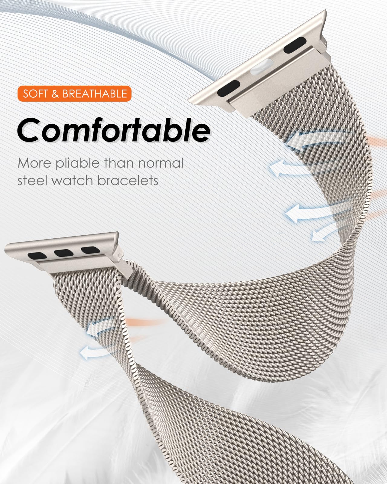 Milanese Strap For apple Watch - Milanese Loop Magnetic ulasan dan harga
