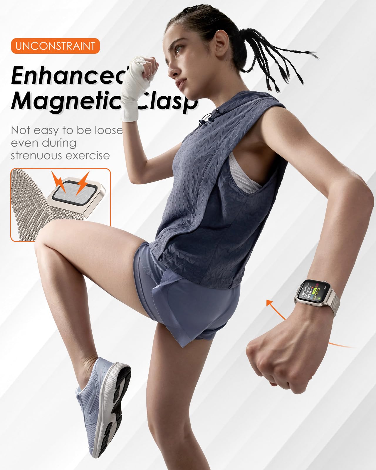 Milanese Strap For apple Watch - Milanese Loop Magnetic ulasan dan harga