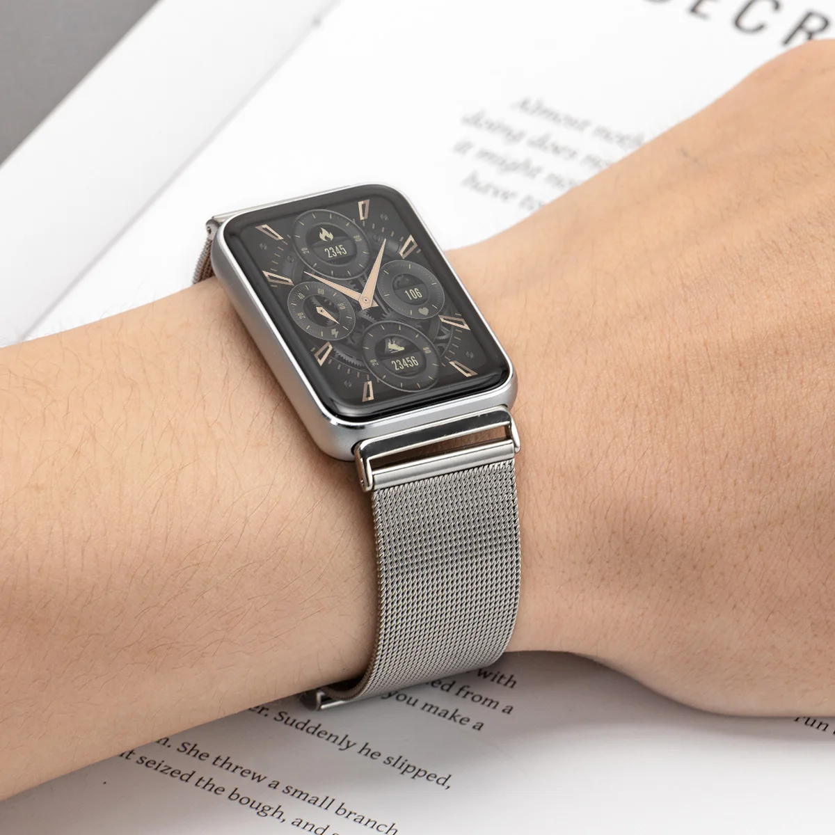 Stainless Steel Strap for Sams - Mesh Strap Metal ulasan dan harga