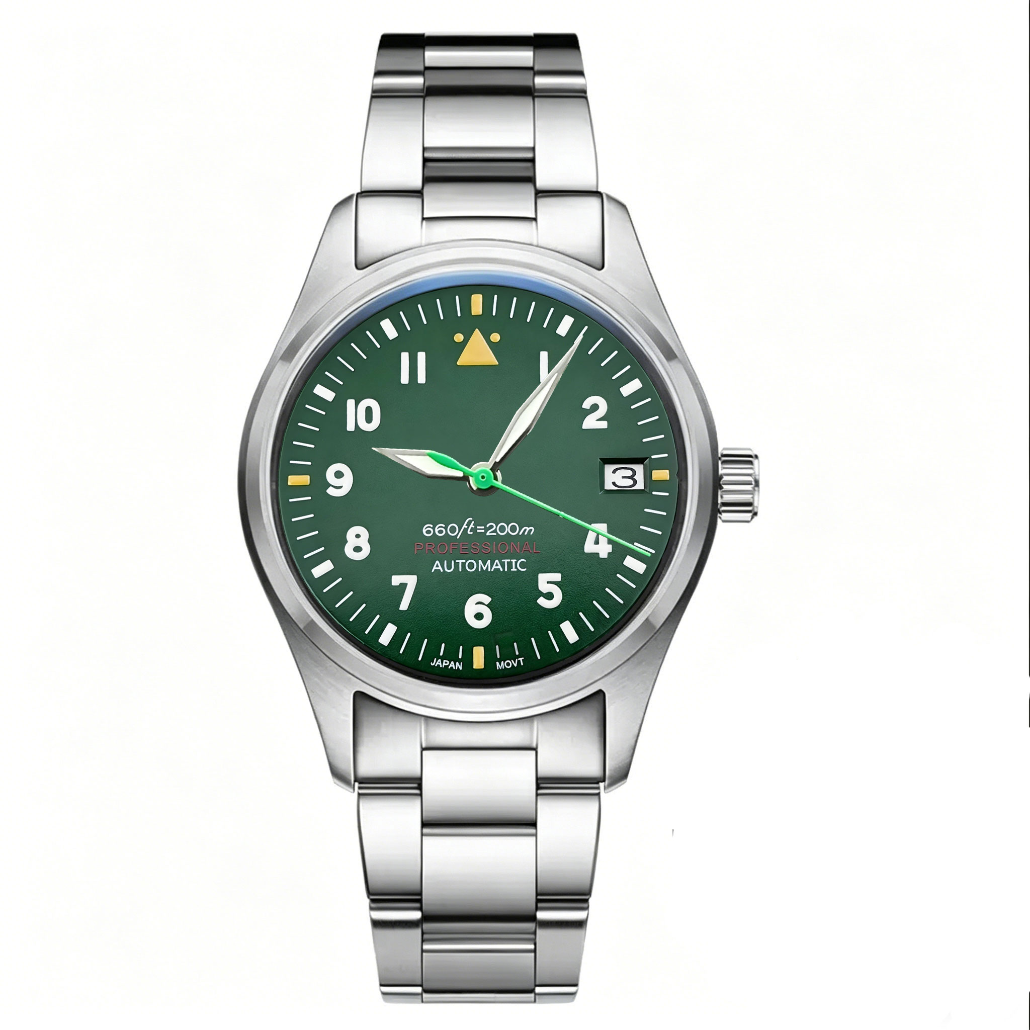 Custom LOGO 36mm 39mm Pilot Wa - Stainless Bracelet Diver ulasan dan harga