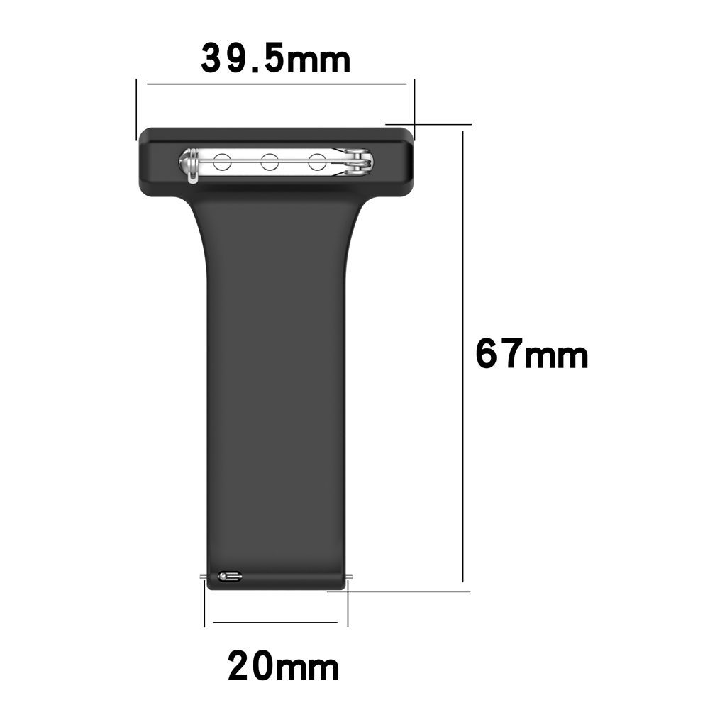 Pin Brooch Watch Strap 20MM 22 - Silicone Watch Band 22Mm ulasan dan harga