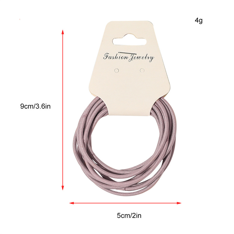 10PCS Women Girls Simple Basic - Silicone Band Women ulasan dan harga