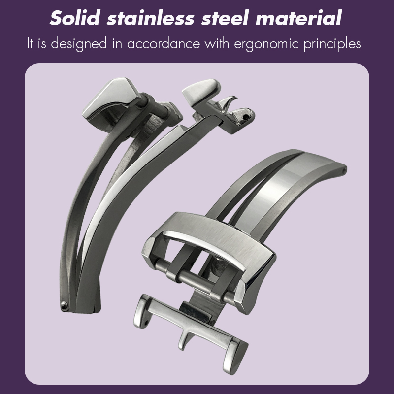 316L Stainless Steel Folding B - Butterfly Clasp Deployant ulasan dan harga