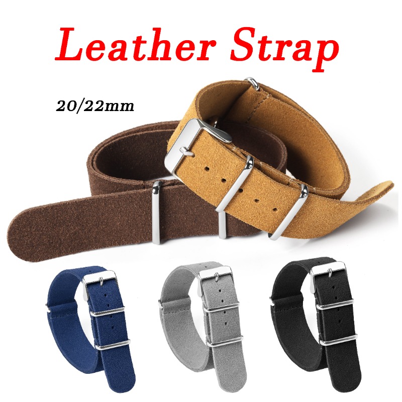20mm 22mm Universal Military R - Suede Strap Watch ulasan dan harga