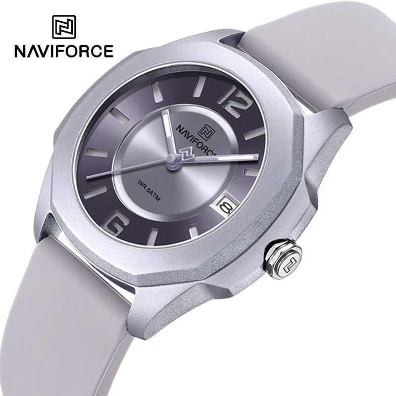 NAVIFORCE 7107 Watch for Women - Silicone Band Women ulasan dan harga