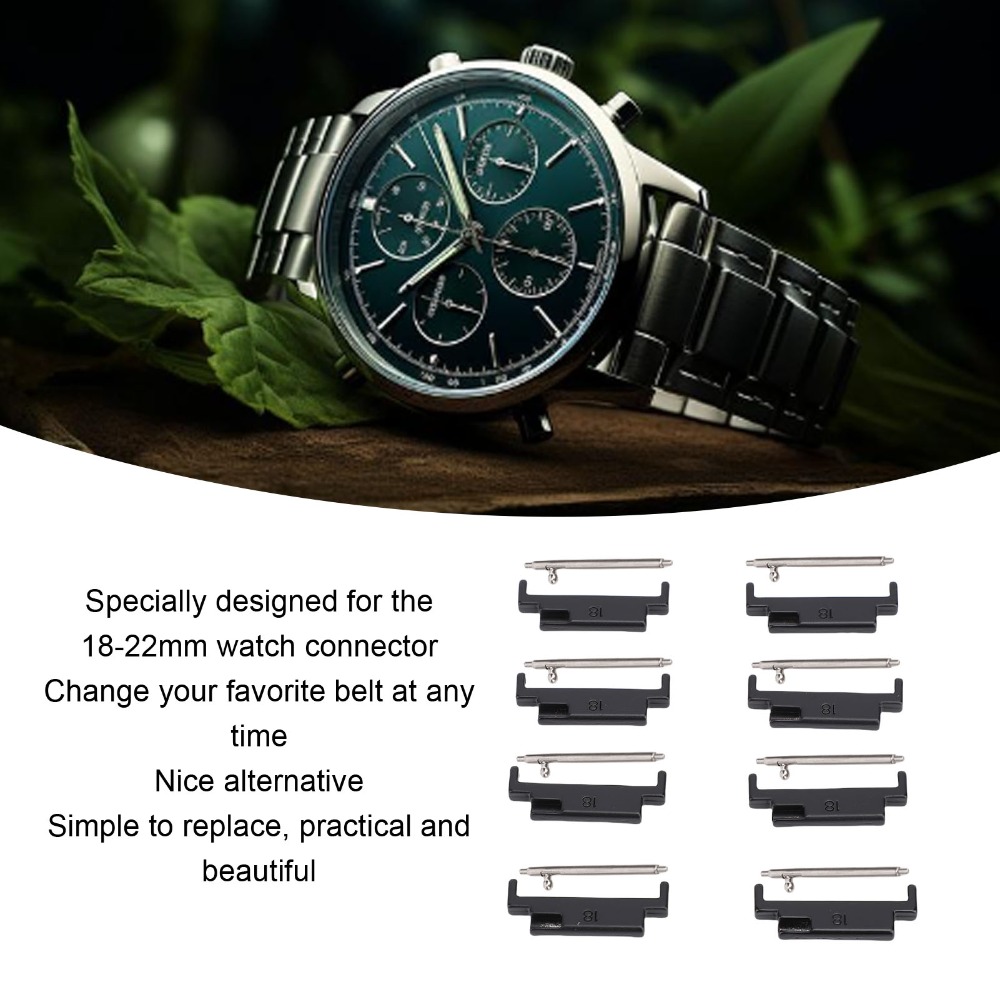4 Pairs Metal Metal Watch Band - Strap Change Adapter ulasan dan harga