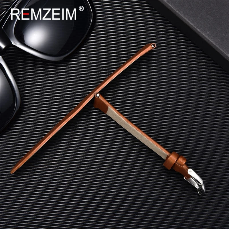 Ultra-thin Genuine Leather Wat - Suede Strap Watch ulasan dan harga