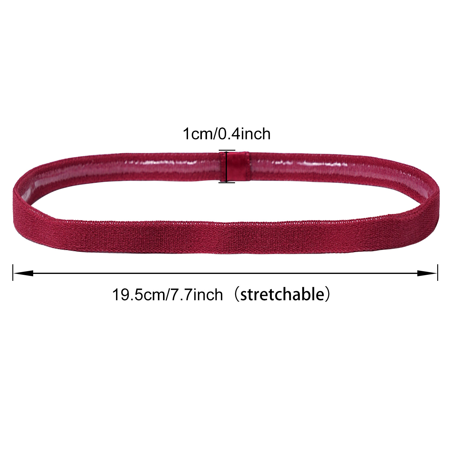 3Pcs Non-Slip Sports Hairband  - Silicone Band Women ulasan dan harga