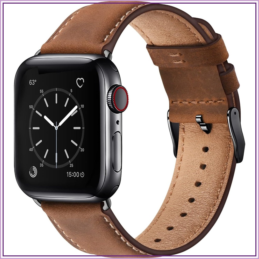 Top Grain Leather Band Compati - Leather Watch Band Men ulasan dan harga