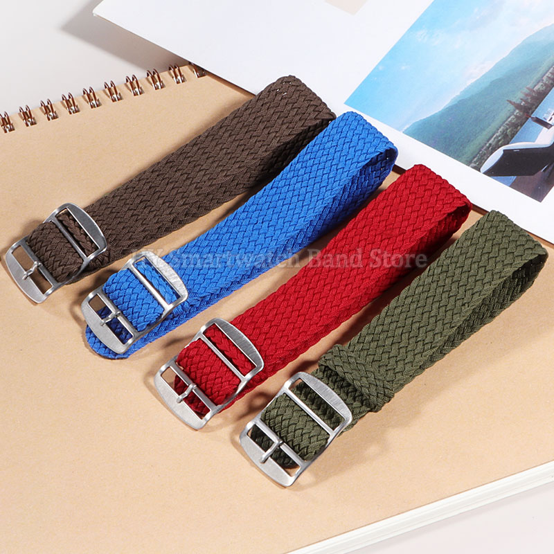 14mm 16mm 18mm 20mm 22mm Woven - Perlon Strap Woven ulasan dan harga