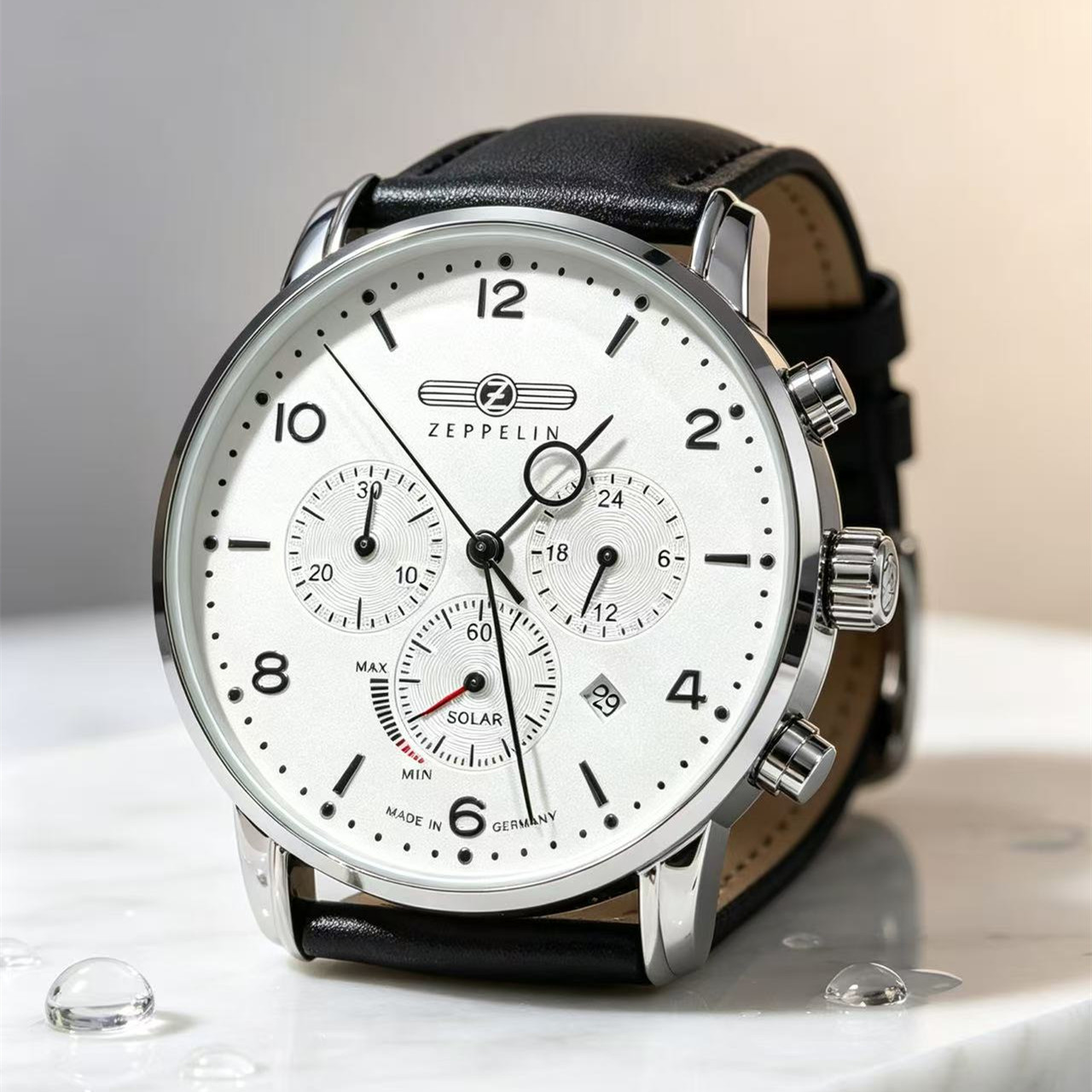 Zeppelin Airship Automatic Dat - Leather Watch Band Men ulasan dan harga