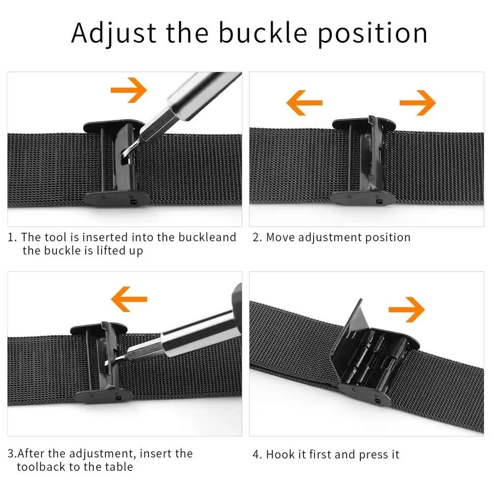 Metal Bands for Fitbit Versa 4 - Mesh Strap Metal ulasan dan harga