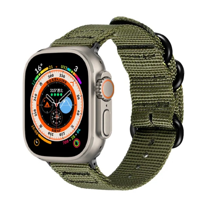 Nylon Canvas Strap For Apple W - Canvas Strap Watch ulasan dan harga