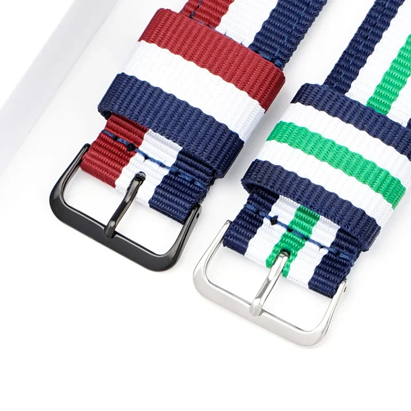20mm 22mm Woven Nylon Strap fo - Canvas Strap Watch ulasan dan harga