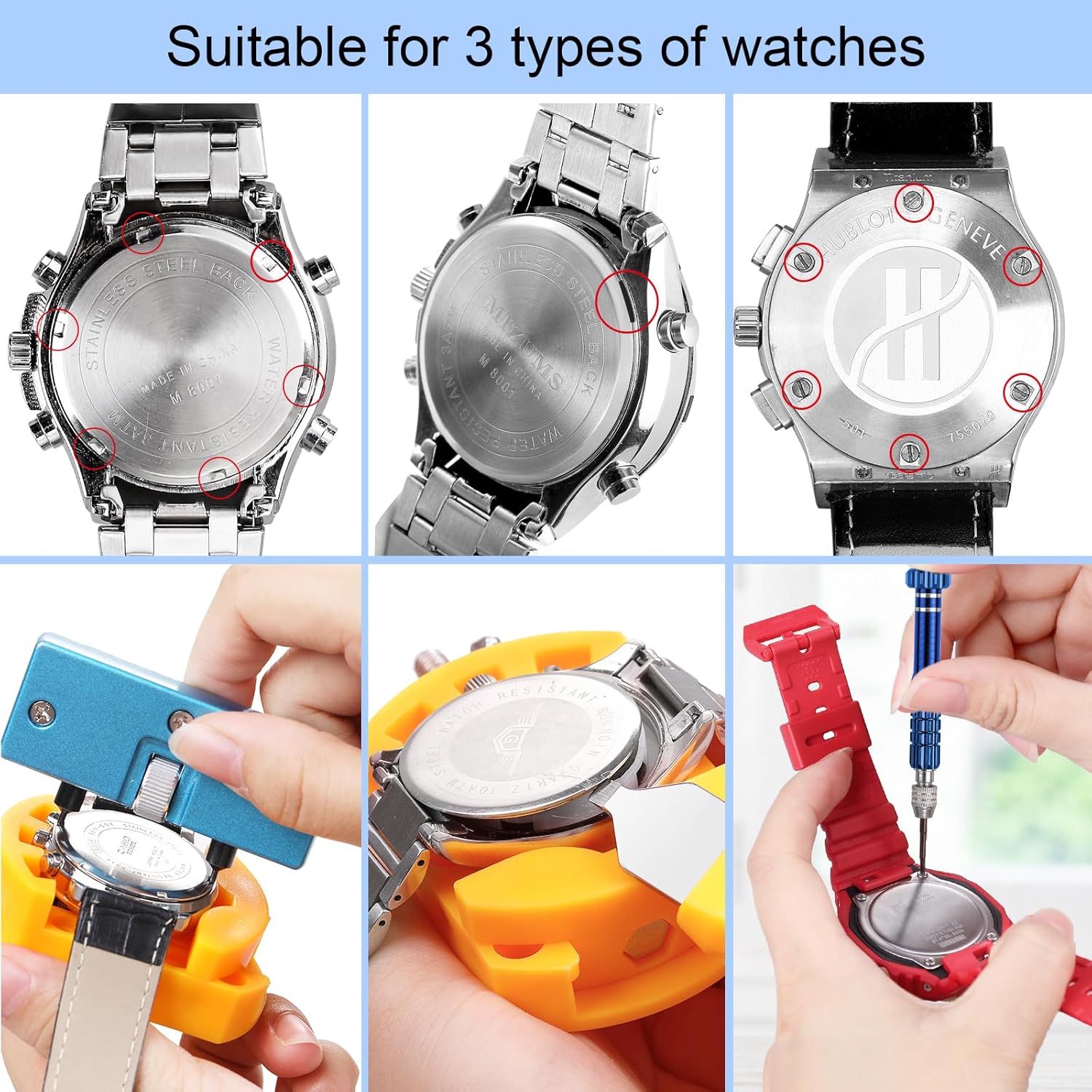 32 pcs Watch Battery Replaceme - Spring Bar Tool Set ulasan dan harga