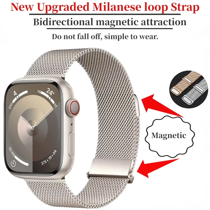 Upgrade Milanese Loop Strap Fo - Milanese Loop Magnetic ulasan dan harga