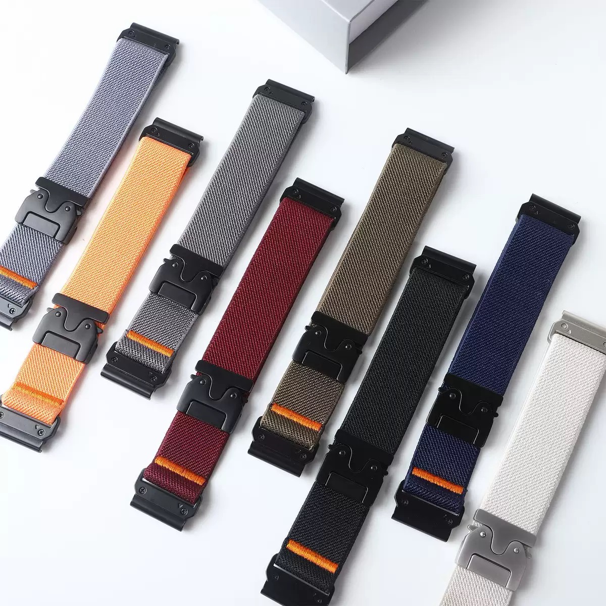 26 22mm Nylon Elastic Strap Fo - Parachute Strap Elastic ulasan dan harga