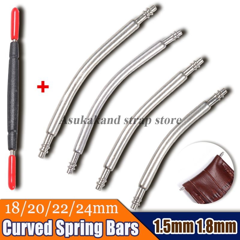 10pcs 1.5mm 1.8mm Diameter Sta - Curved Spring Bar ulasan dan harga