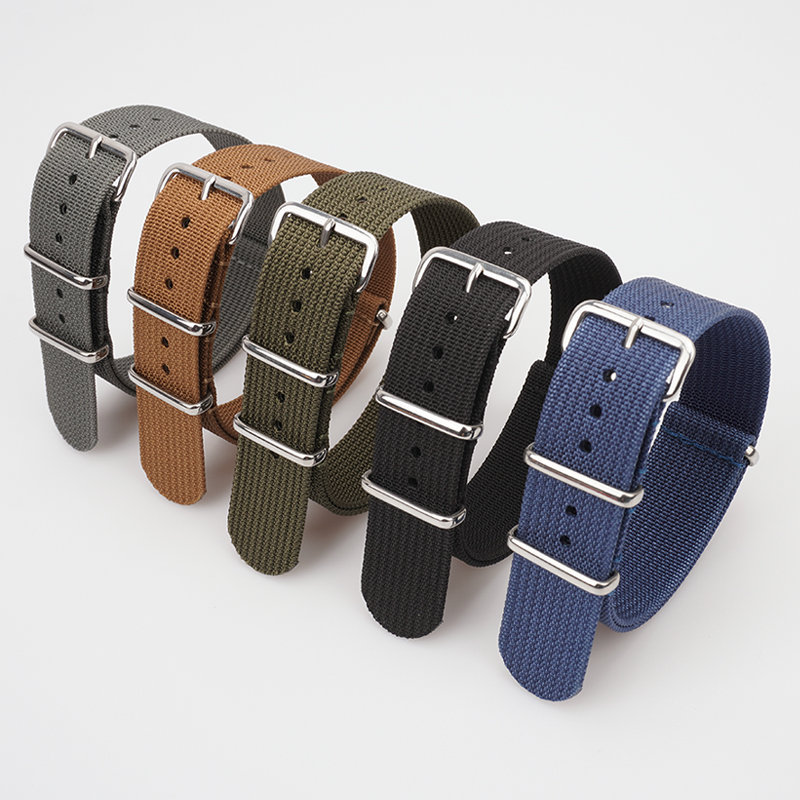 Ribbed Nylon Strap For Seiko M - Nato Strap Nylon ulasan dan harga