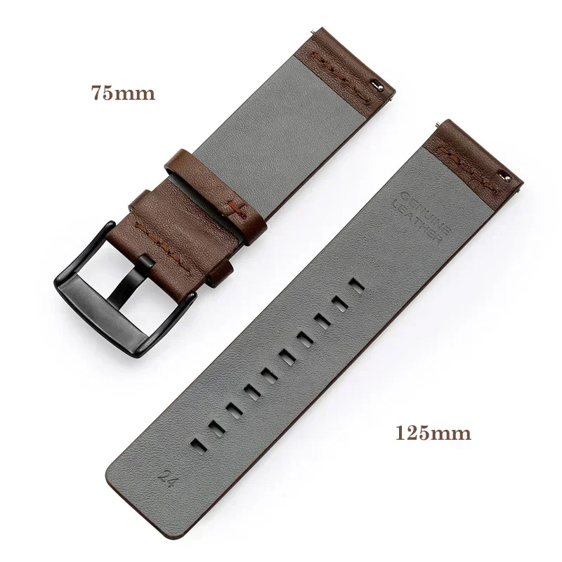 20mm 22mm Watch Band Quick Rel - Leather Strap Quick Release ulasan dan harga