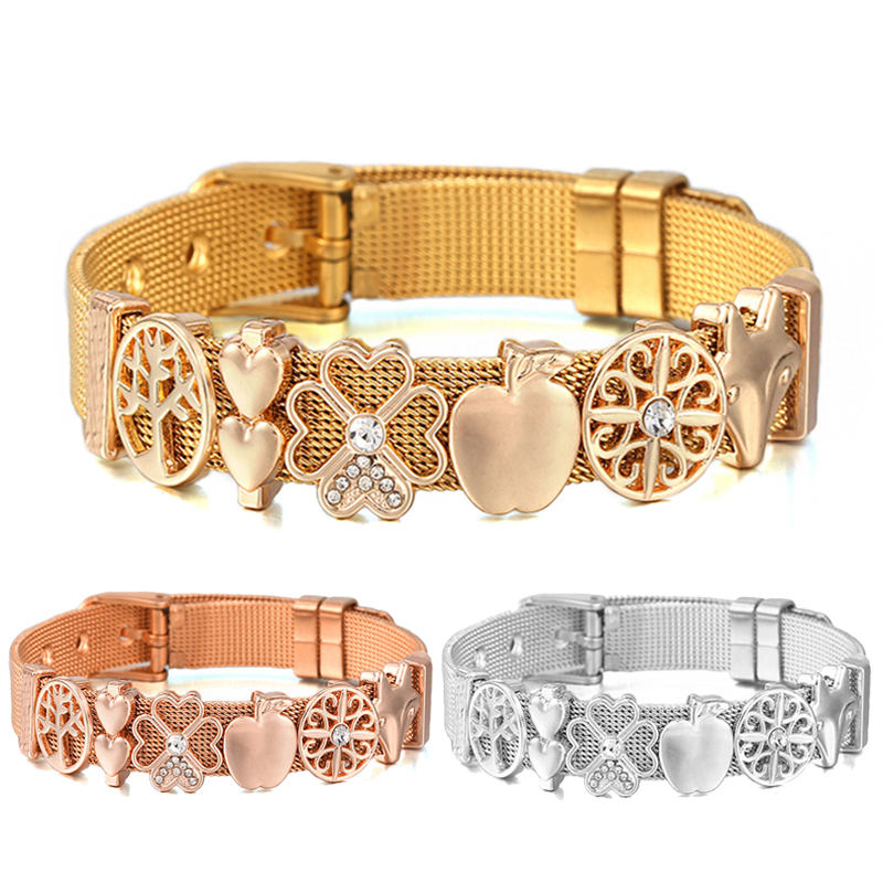 New Arrival 10mm Stainless Ste - Mesh Strap Metal ulasan dan harga