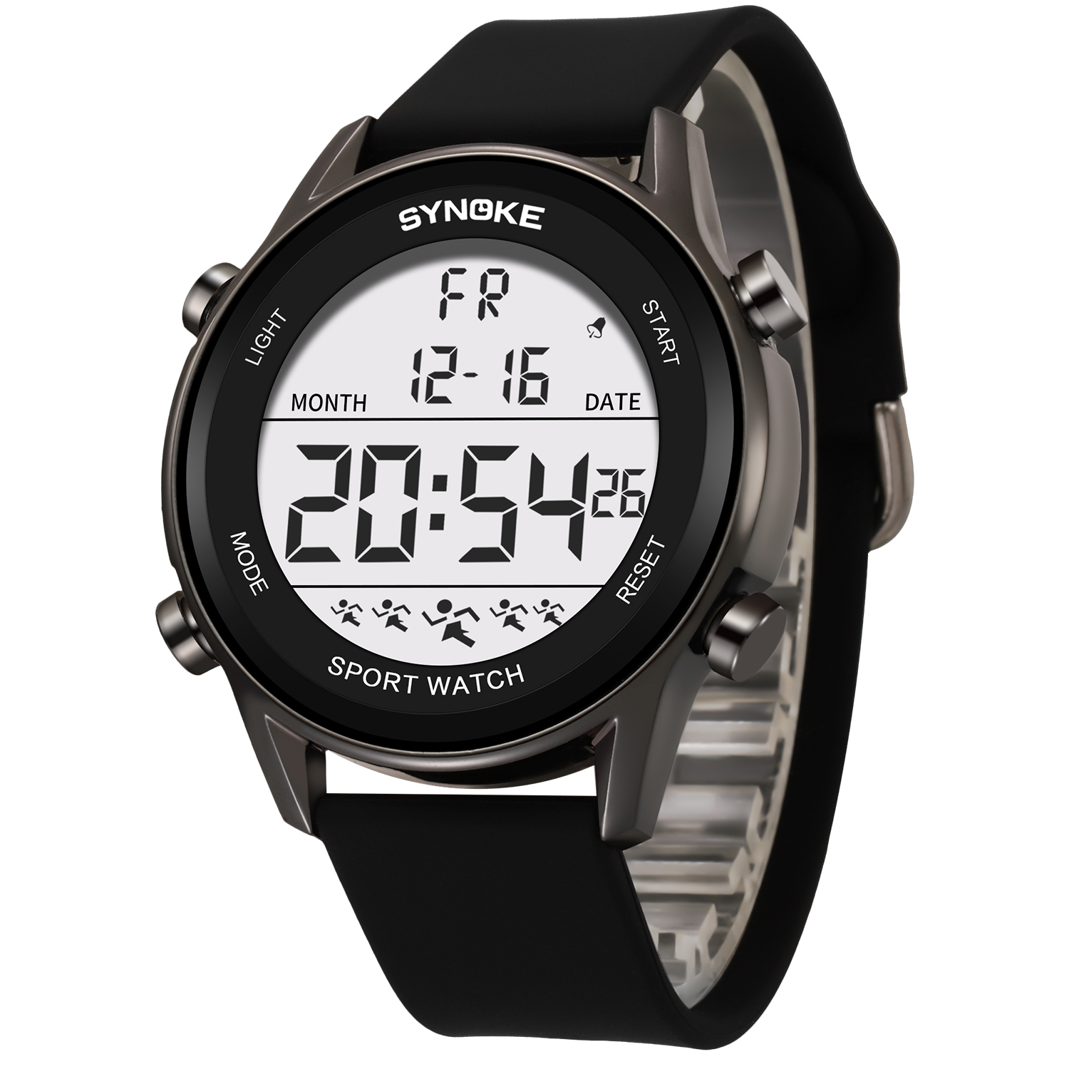 Digital Watches For Men Waterp - Rubber Strap Diver ulasan dan harga