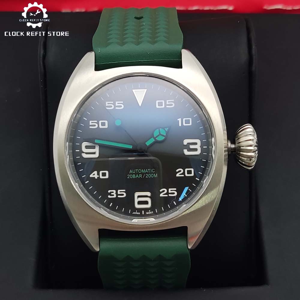 Fashion 36MM Self-Winding Move - Rubber Strap Diver ulasan dan harga