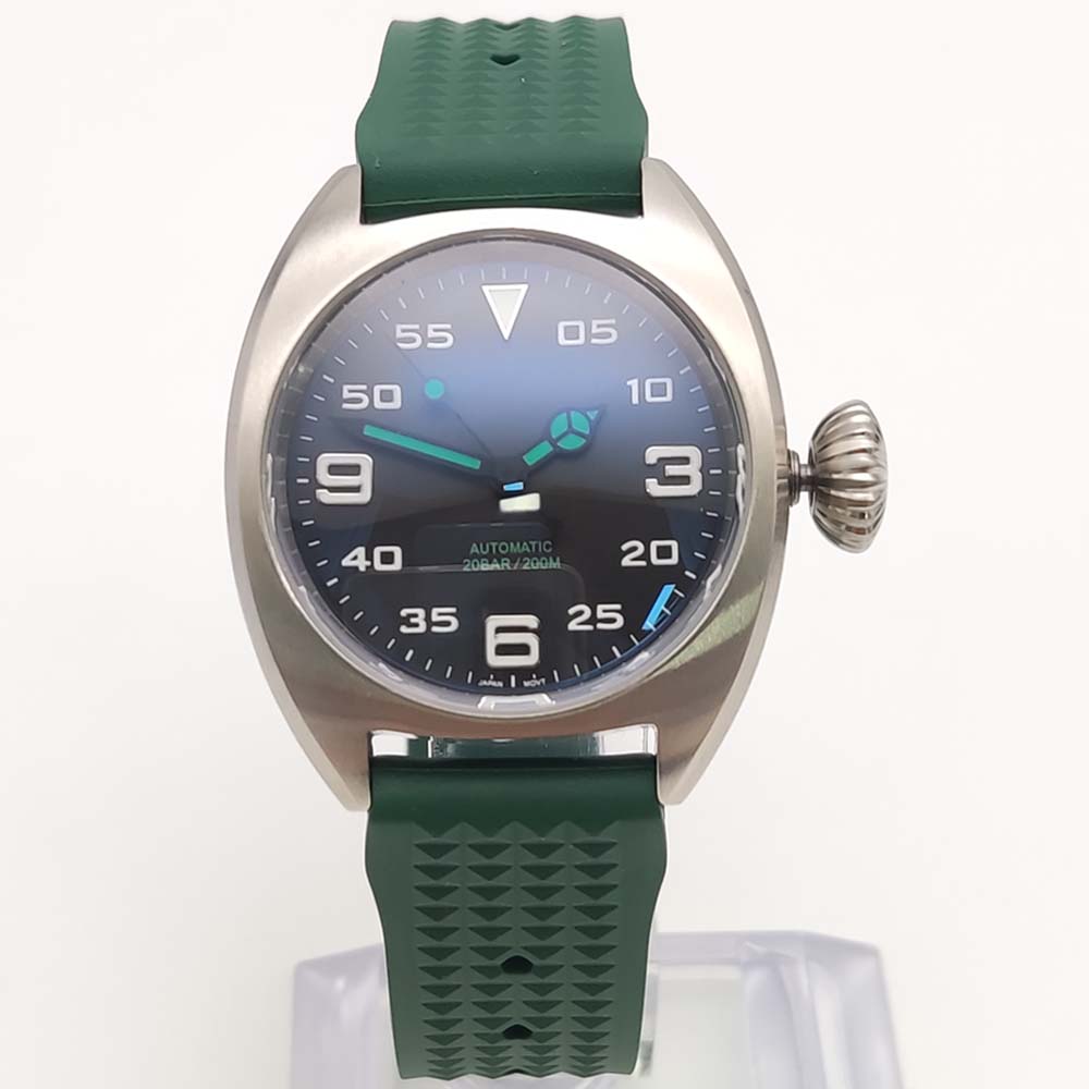 Fashion 36MM Self-Winding Move - Rubber Strap Diver ulasan dan harga