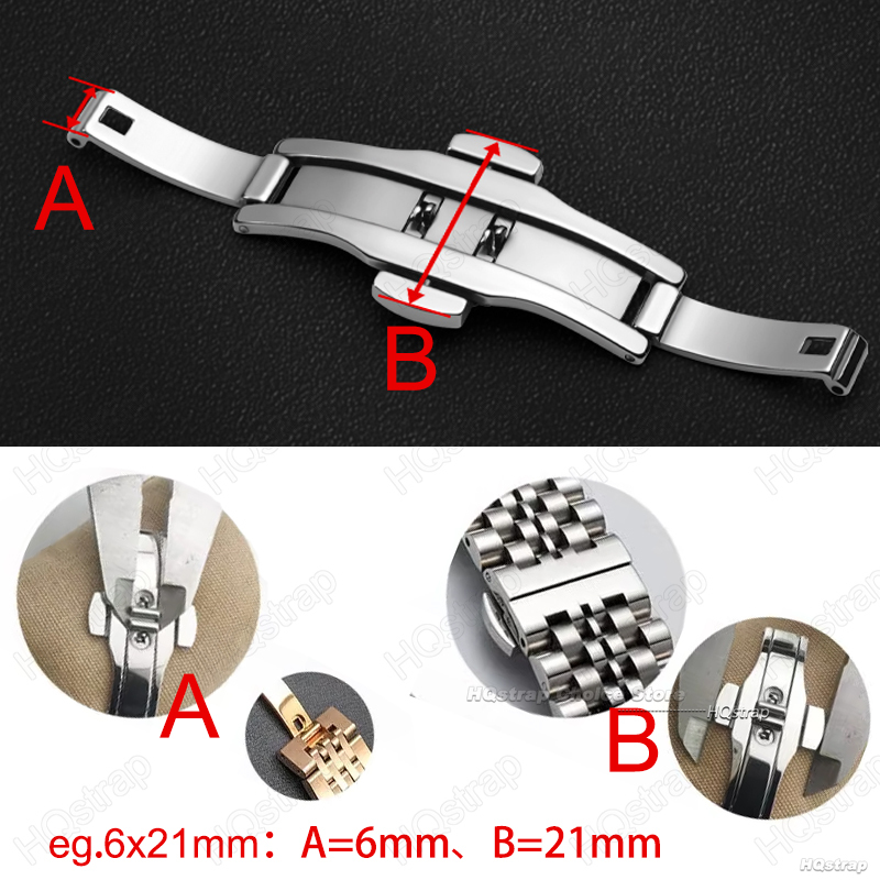 6mmx19/21/23/25mm Butterfly Bu - Butterfly Clasp Deployant ulasan dan harga