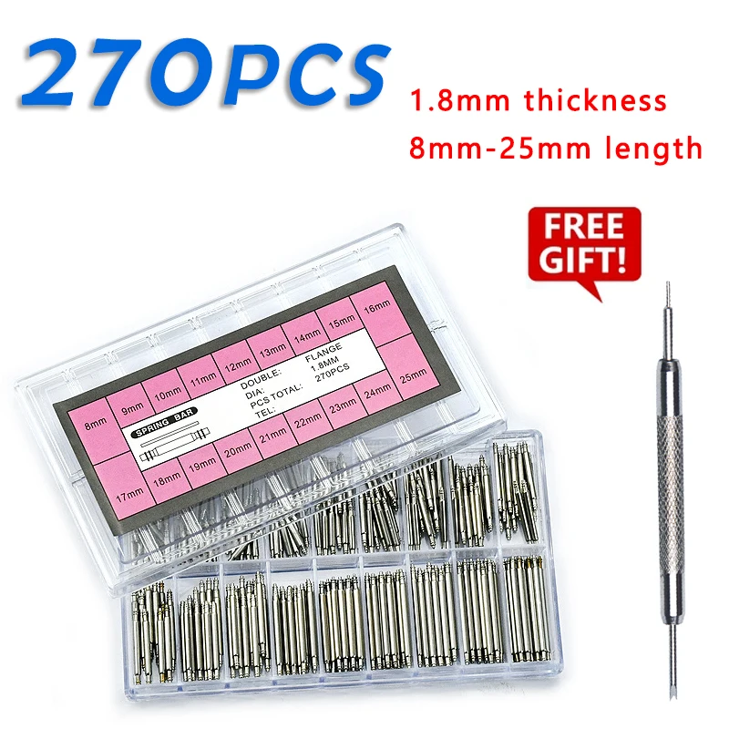 270pcs/set Strainless Steel Sp - Spring Bar Tool Set ulasan dan harga