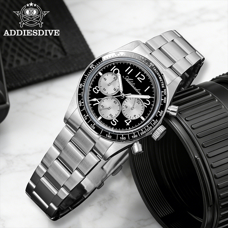 ADDIESDIVE AD2543 Men Luxury Q - Tropic Strap Vintage ulasan dan harga