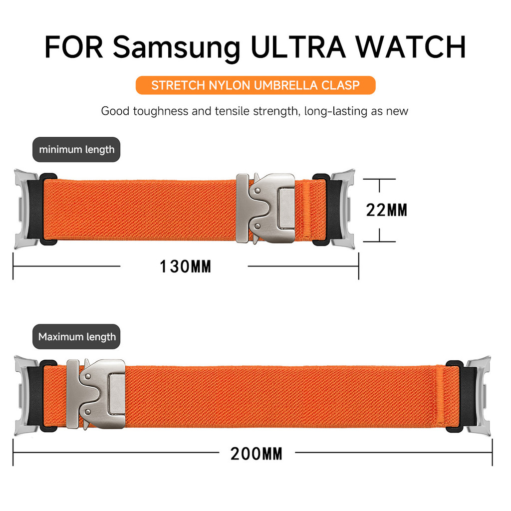 Nylon Strap For Samsung Galaxy - Parachute Strap Elastic ulasan dan harga
