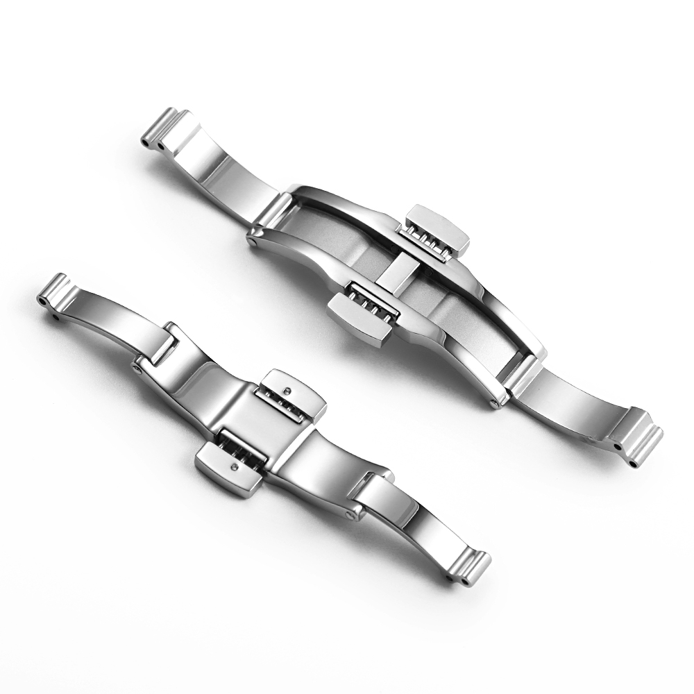 Silver Stainless Steel Butterf - Butterfly Clasp Deployant ulasan dan harga