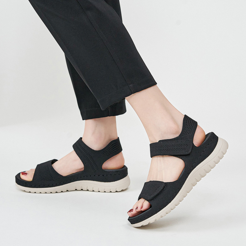 Ladies Knit Mesh Platform Spor - Sport Loop Velcro ulasan dan harga