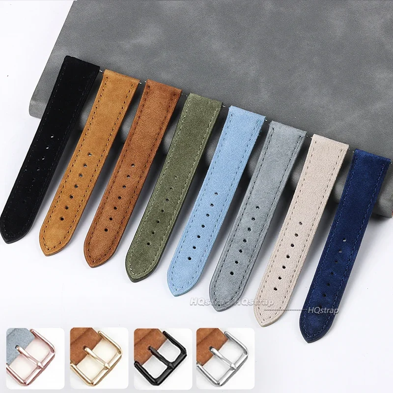 Suede Genuine Leather Watchban - Suede Strap Watch ulasan dan harga