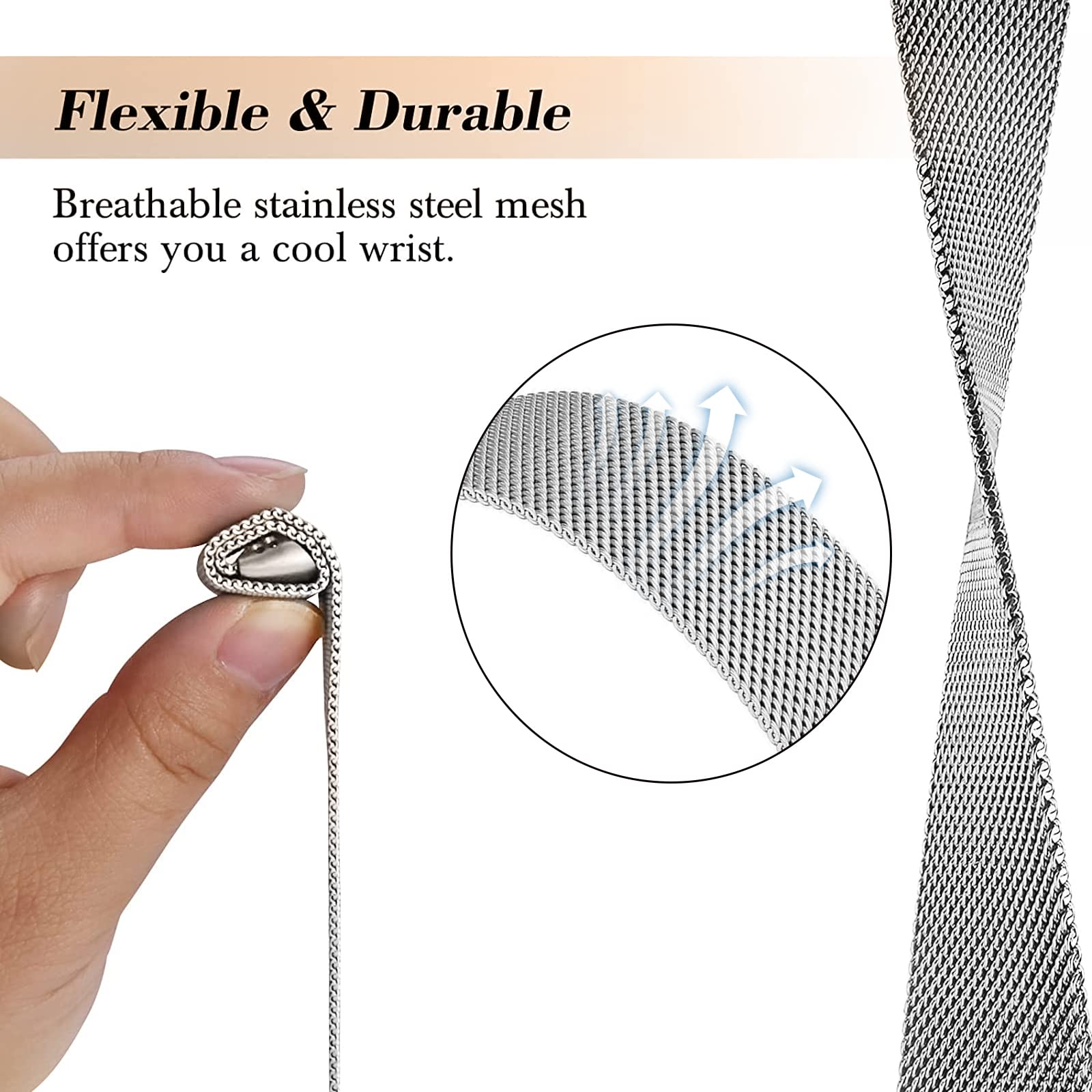 Milanese loop For fitbit charg - Milanese Loop Magnetic ulasan dan harga