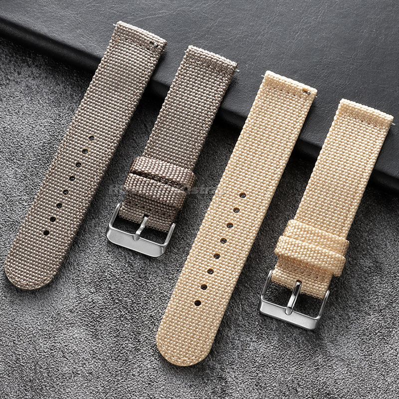 18mm 20mm 22mm 24mm Nylon Watc - Canvas Strap Watch ulasan dan harga