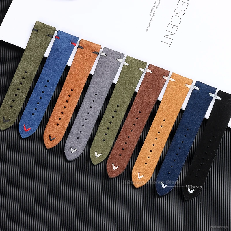 18mm 20mm 22mm High Quality Su - Suede Strap Watch ulasan dan harga
