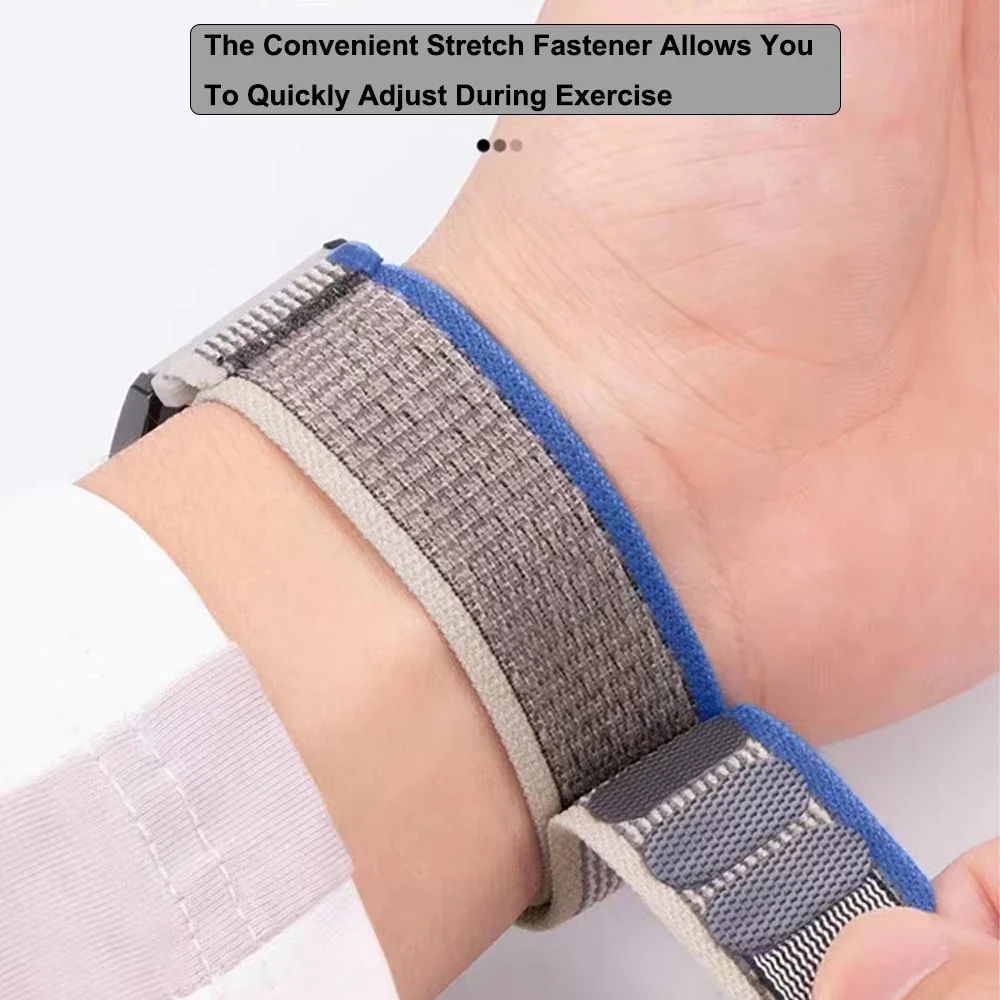 20/22mm Trail Loop Watchband F - Sport Loop Velcro ulasan dan harga