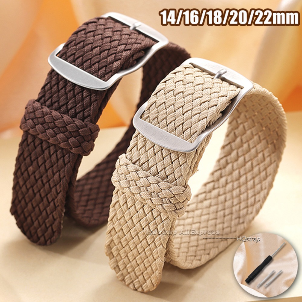 Nylon Woven Canvas Watch Band  - Perlon Strap Woven ulasan dan harga